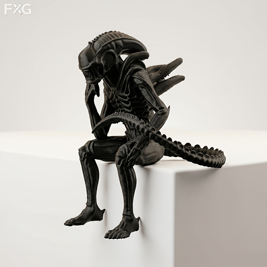 Tnessential Alien Thinker Decorative Ornament 3D Decor
