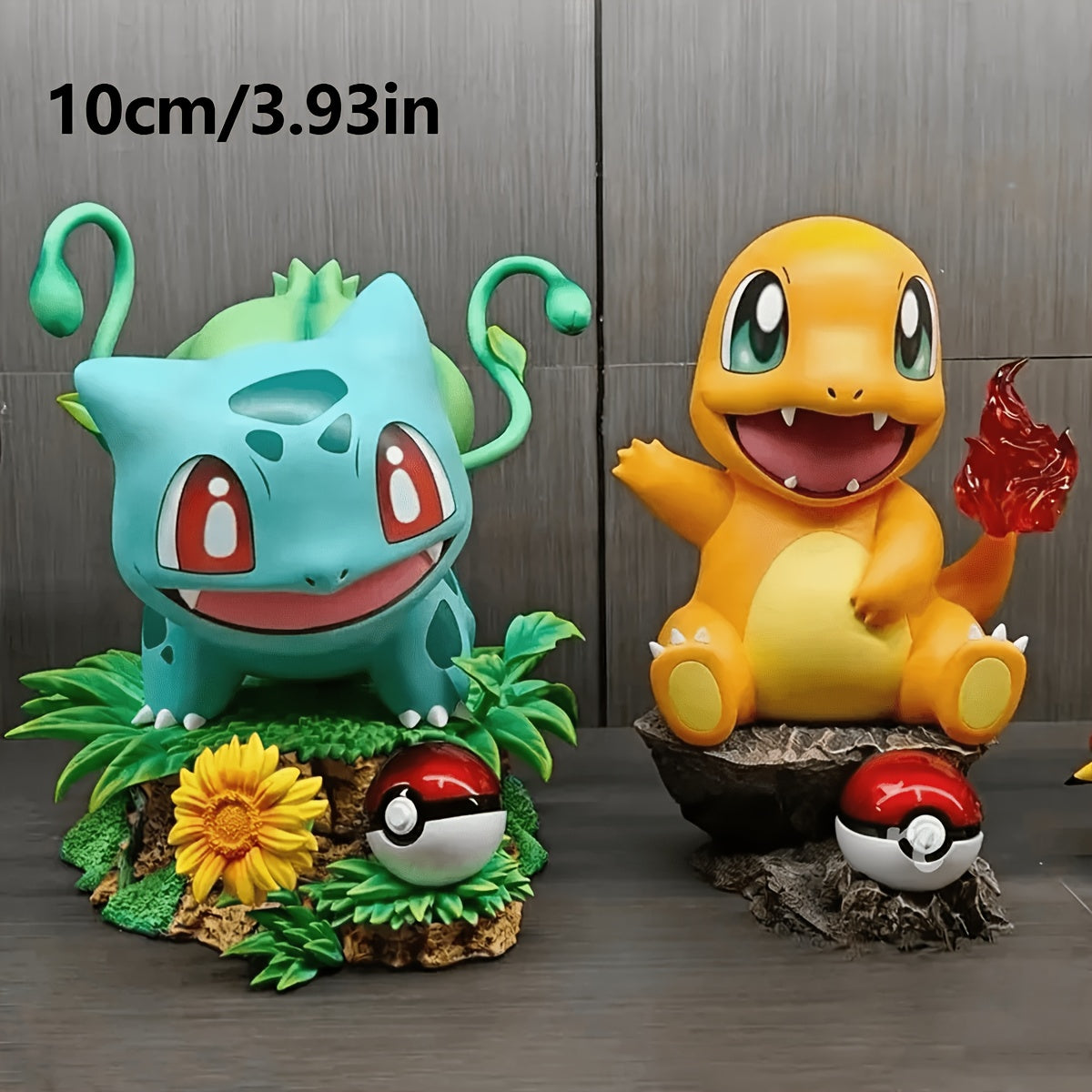 Tnessential Cm\u002f3.93in Anime Bulbasaur Figure Collectible Model 3D Decor