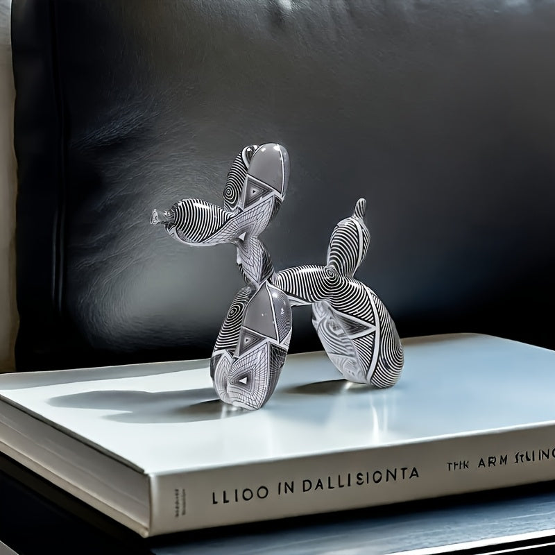 Tnessential Charming Balloon Dog Sculpture 3D Decor
