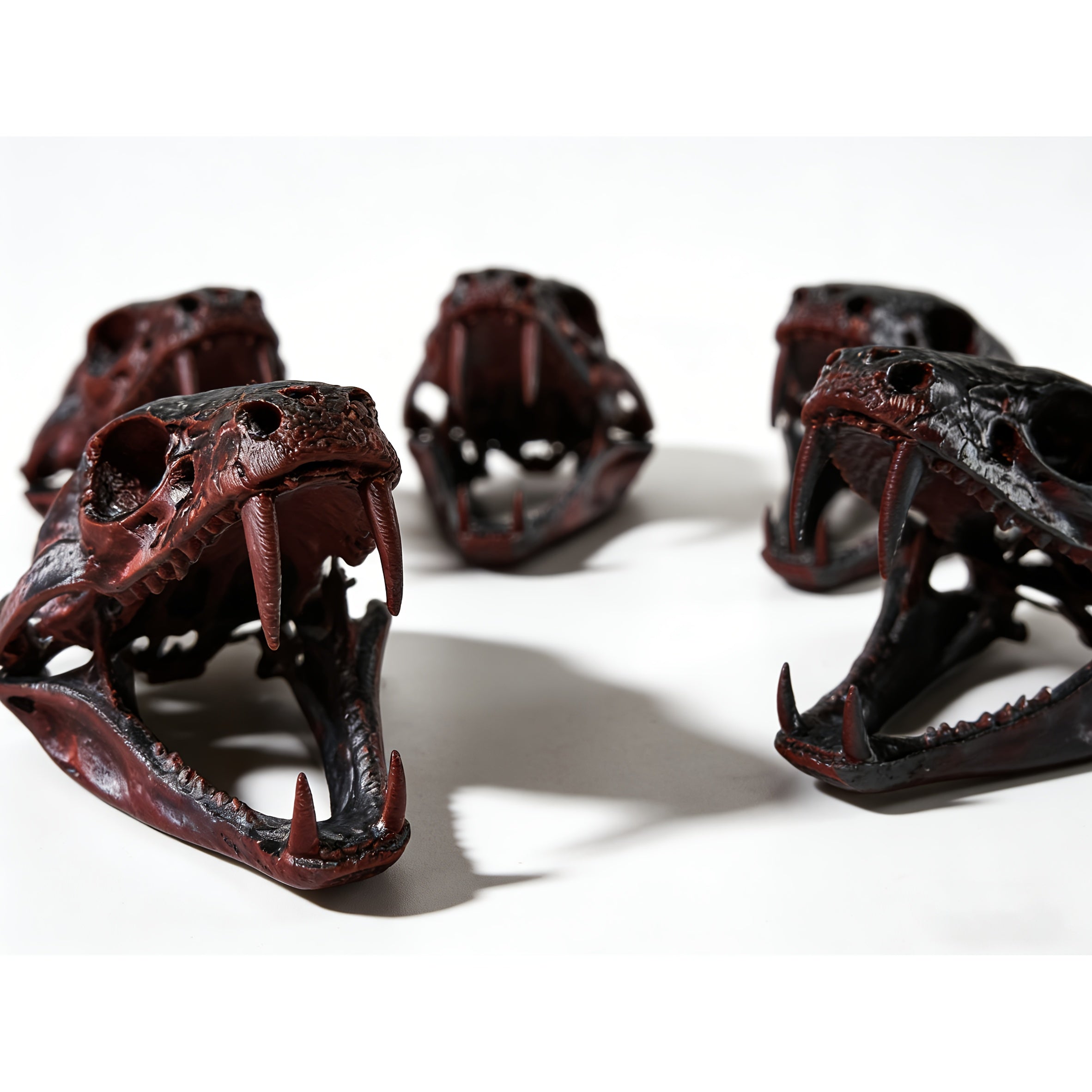 Tnessential Cool Cobra Skull Statue 3D Decor