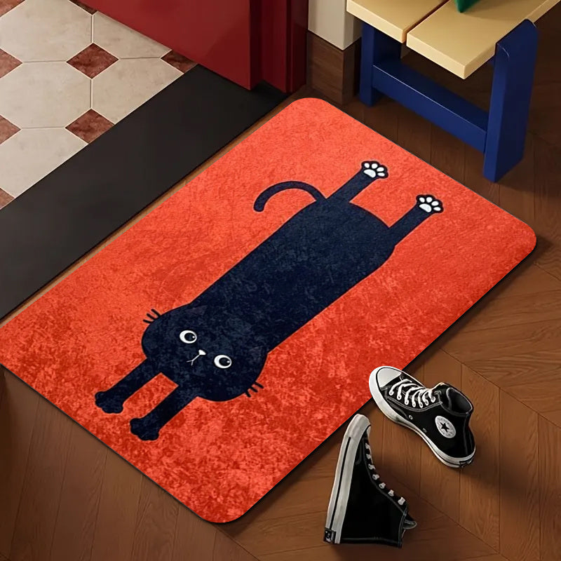 RED ROUND 2 RUG view 6
