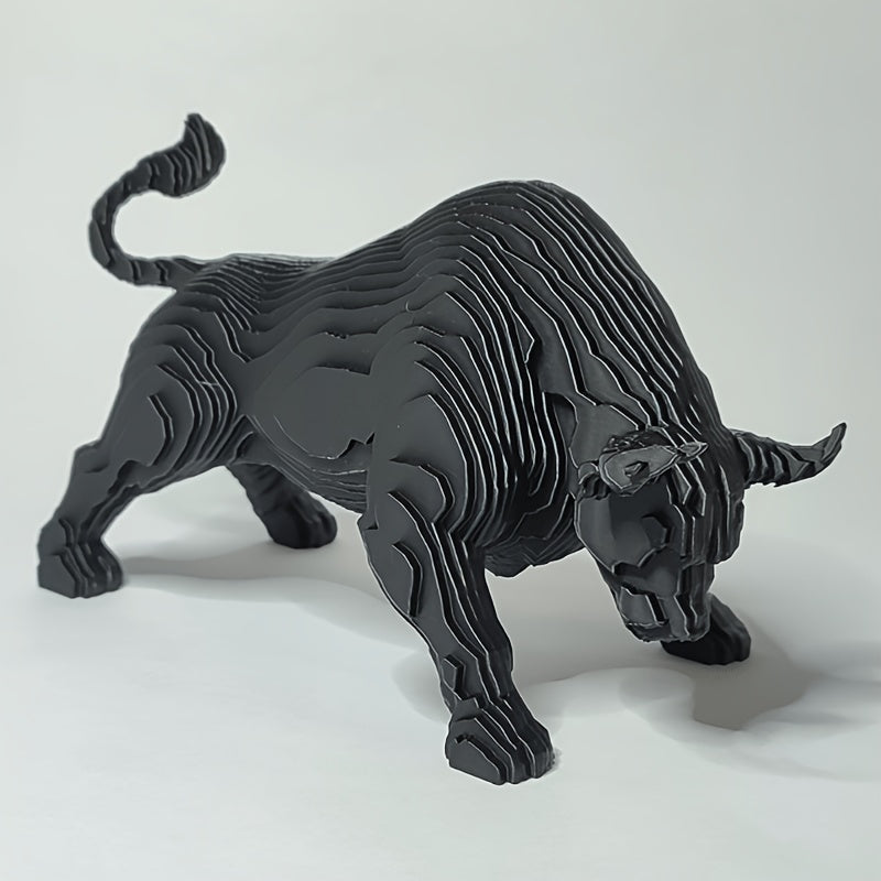 Tnessential Decorative Bull Statue 3D Decor