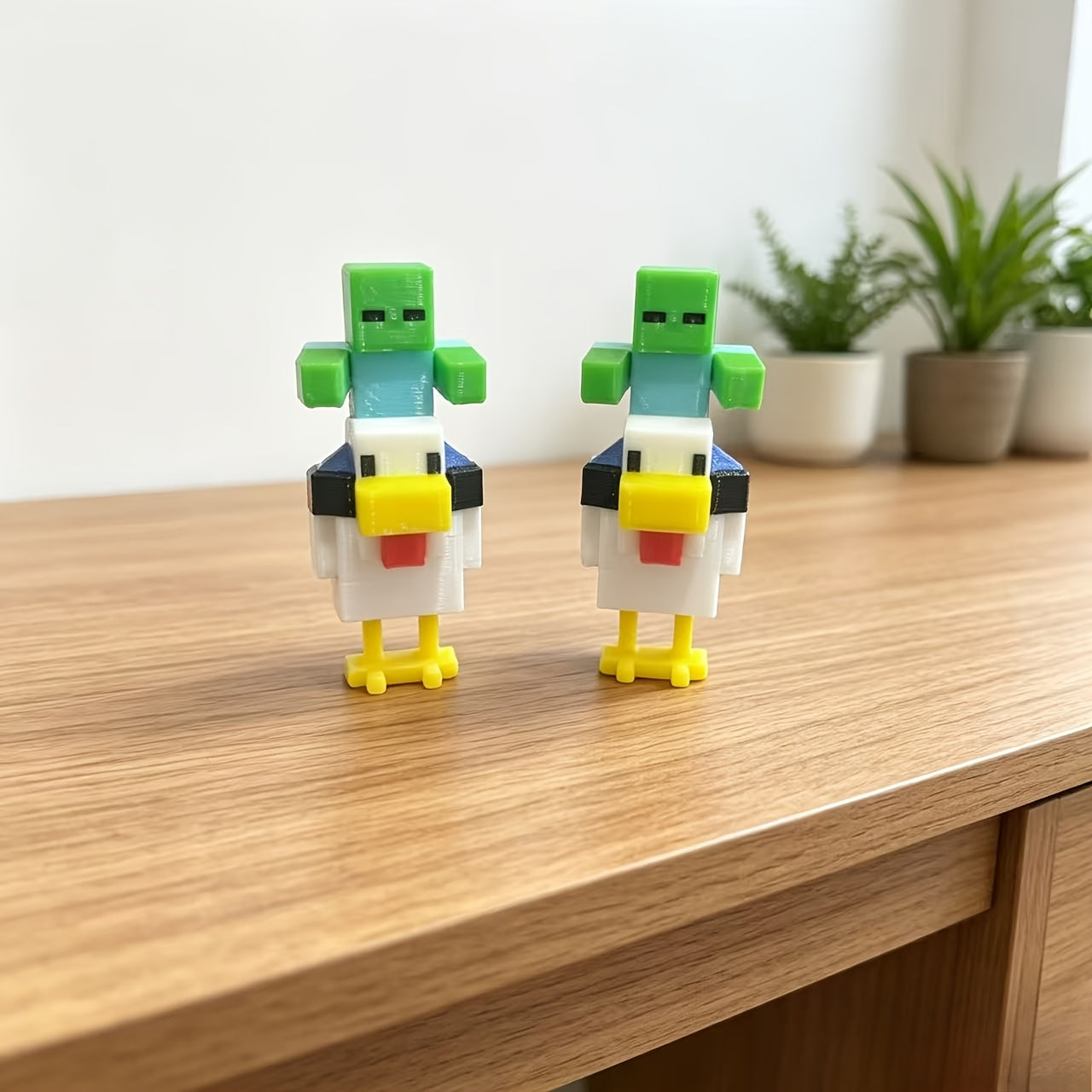 Tnessential Printed Chicken Knight Collected Characters 3D Decor