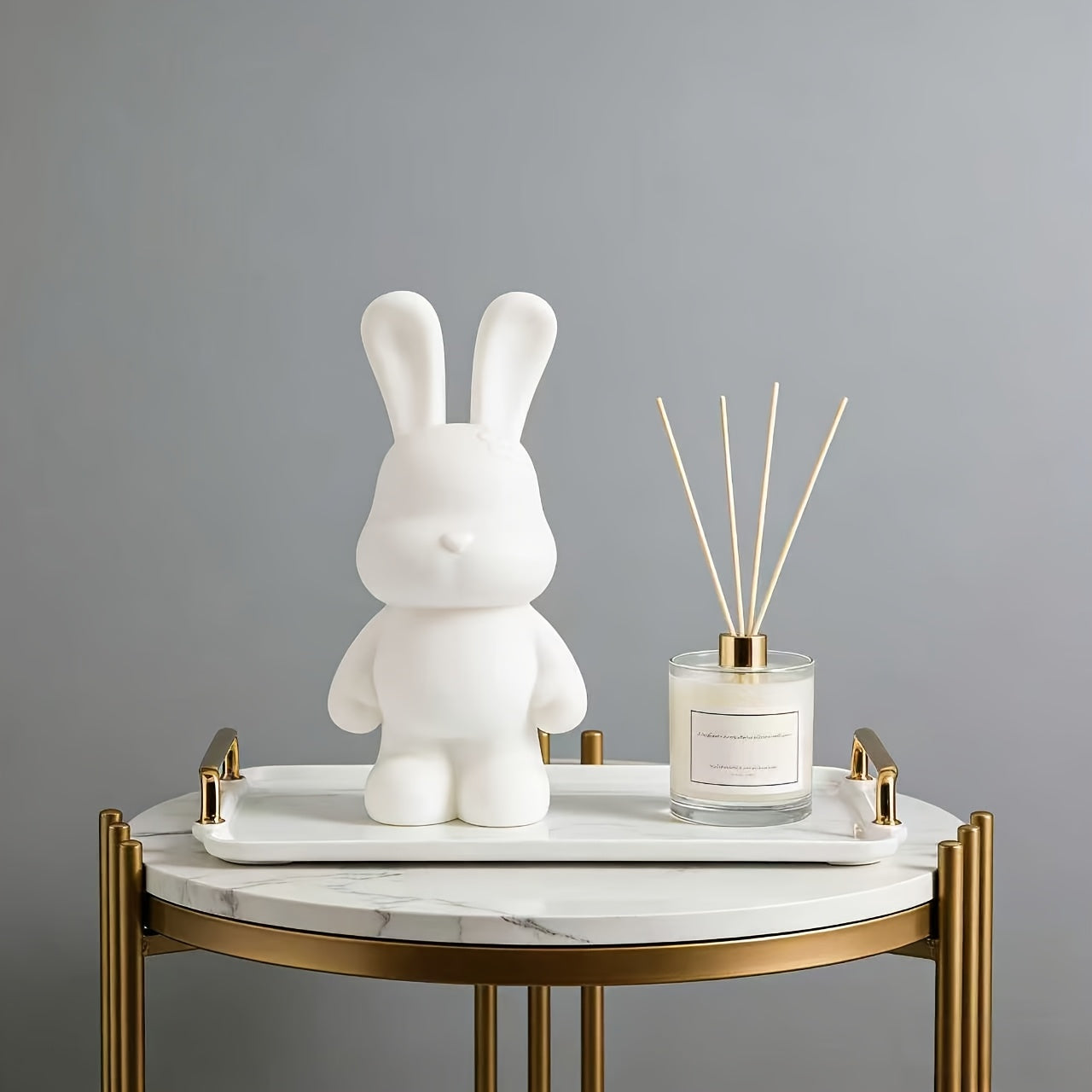 Tnessential This Multifunctional Desk Ornament Features a Rabbit with 3D Decor