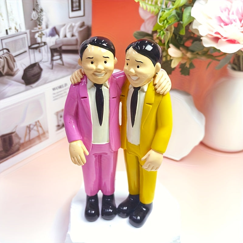 Tnessential Creative Dual Figurine 3D Decor