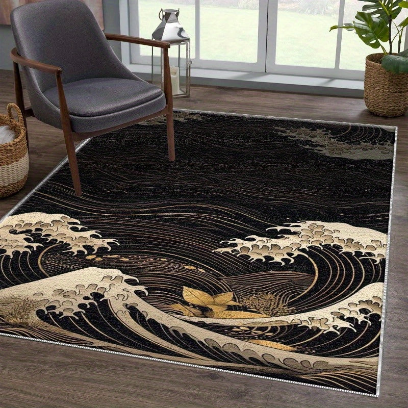 BLACK RUNNER 3 RUG view 4