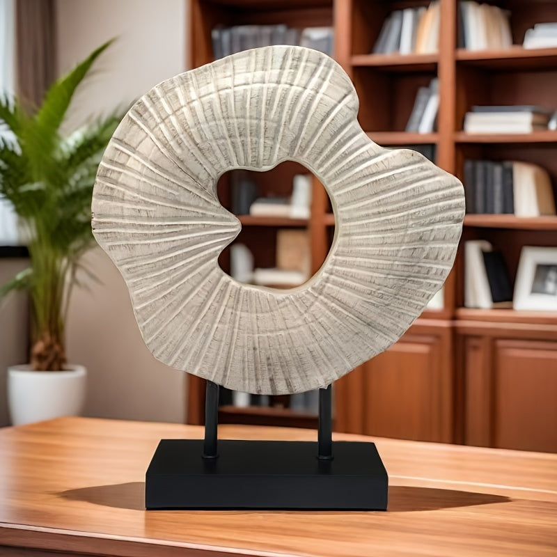 Tnessential Abstract Conch Screen Is a Nordic-style Shell Craft Ornament 3D Decor