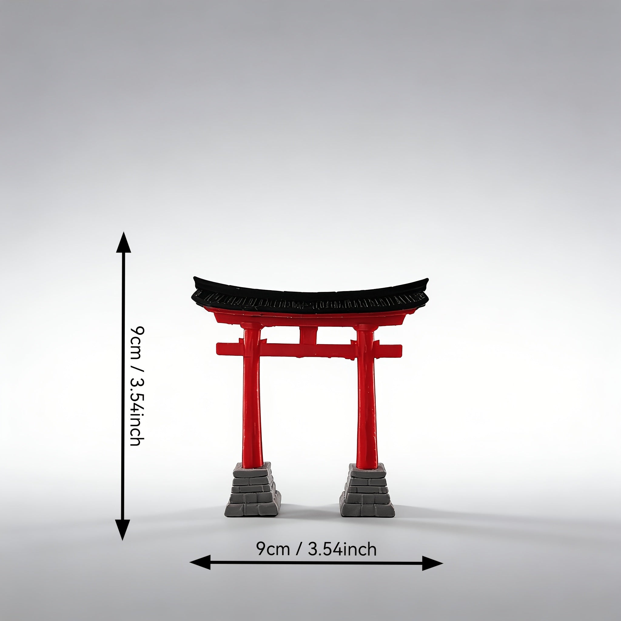 Tnessential Printed Japanese Torii Gate Ornament 3D Decor