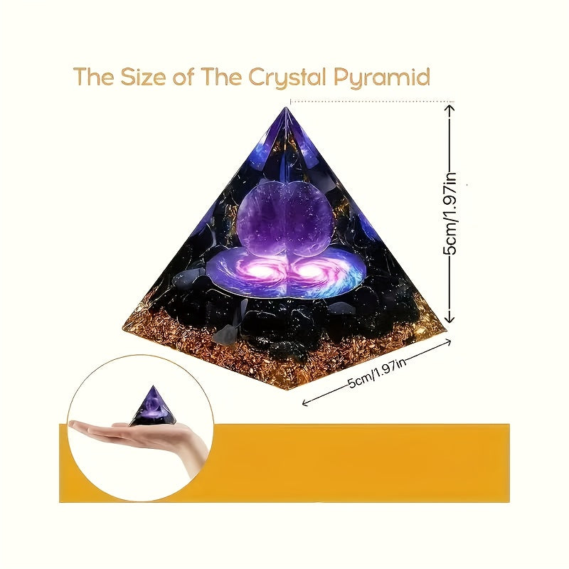 Tnessential Pure Handmade Pyramid Ornament 3D Decor