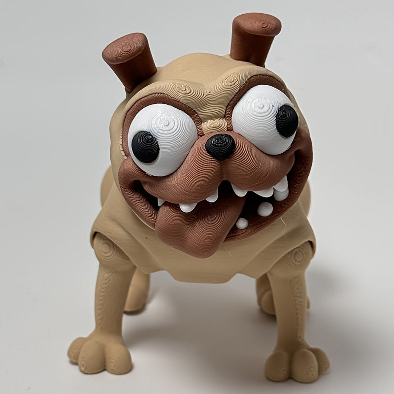 Tnessential Printed Dog Statue Collectible 3D Decor