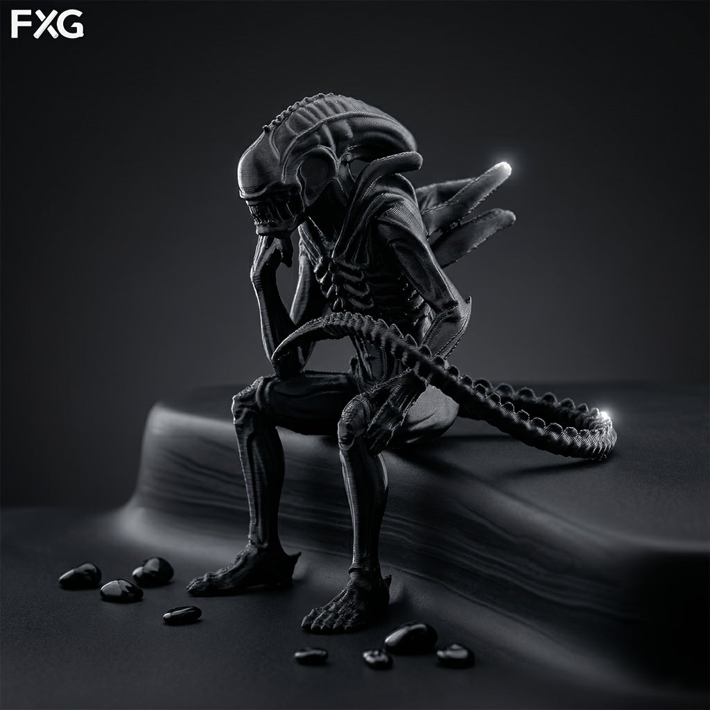 Tnessential Alien Thinker Decorative Ornament 3D Decor