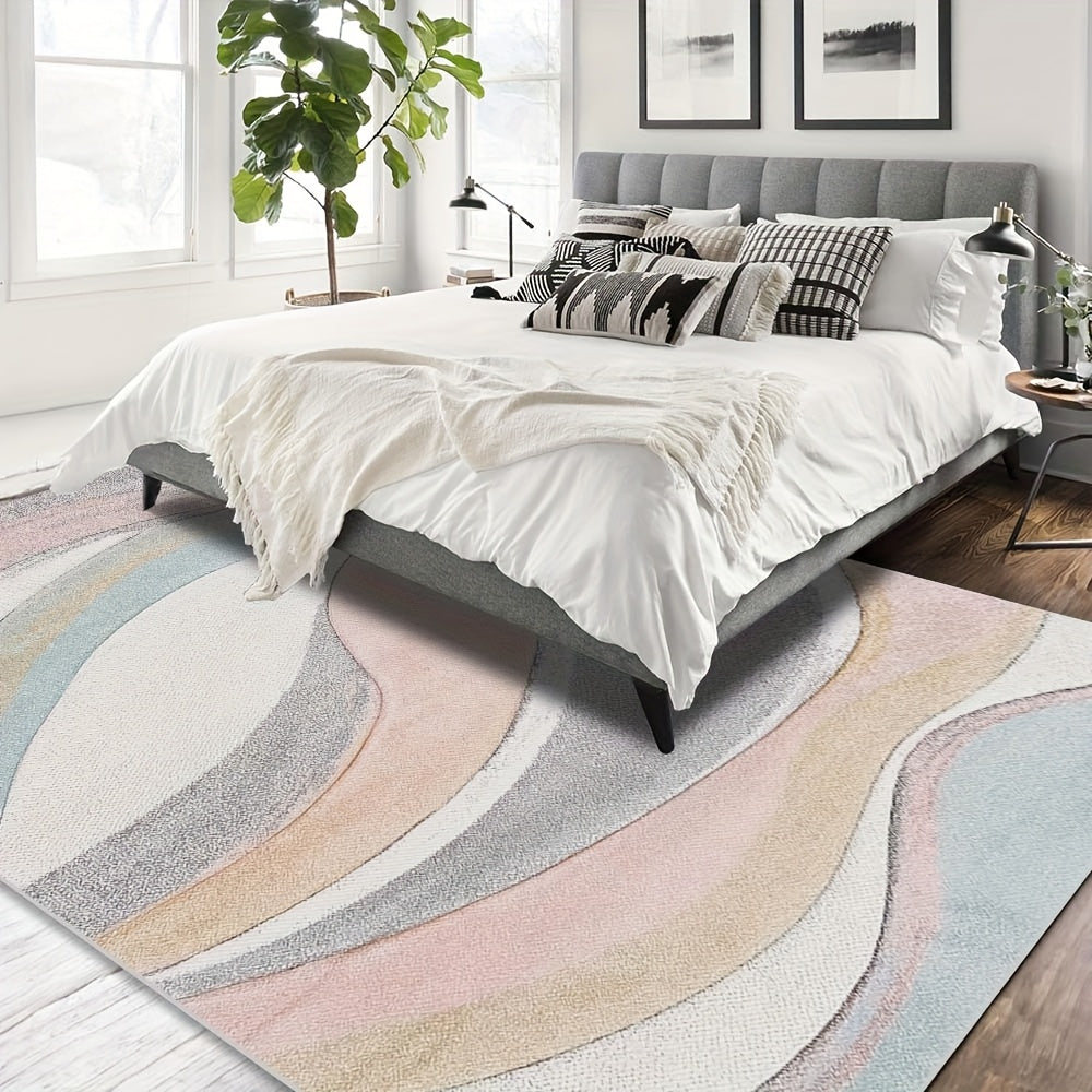 PINK ROUND 2 RUG view 2