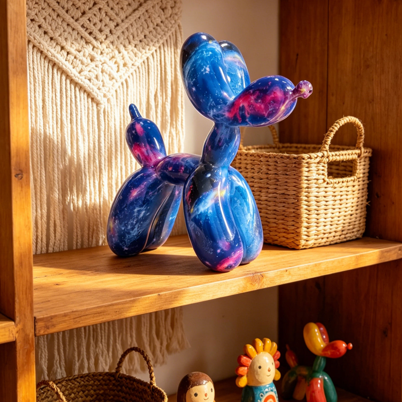 Tnessential Modern Balloon Dog Statue 3D Decor
