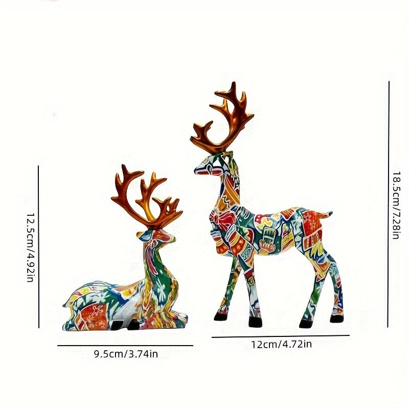Tnessential U002fset of Reindeer 3D Decor