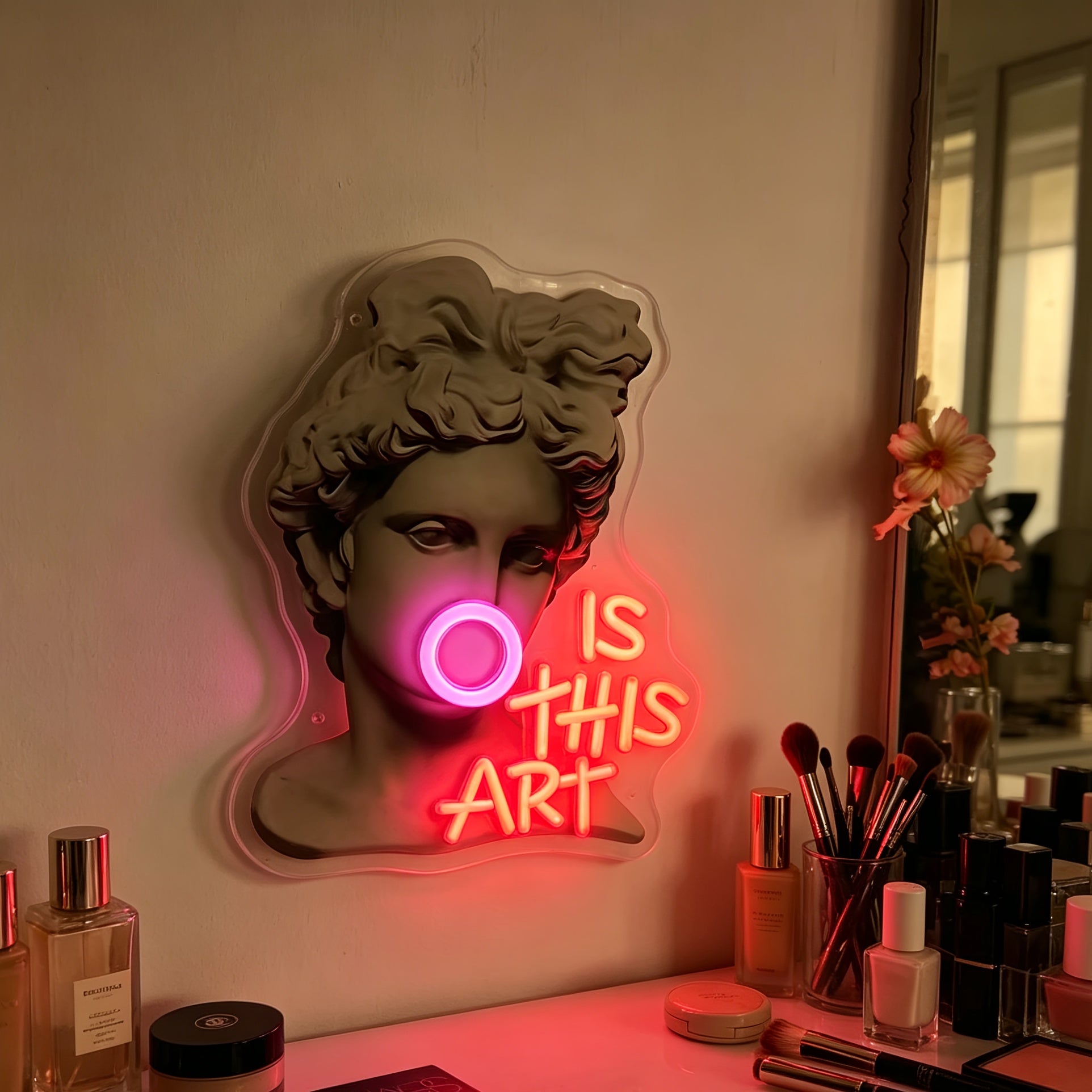 Tnessential IS THIS ART UV Printed LED Neon Sign 3D Decor