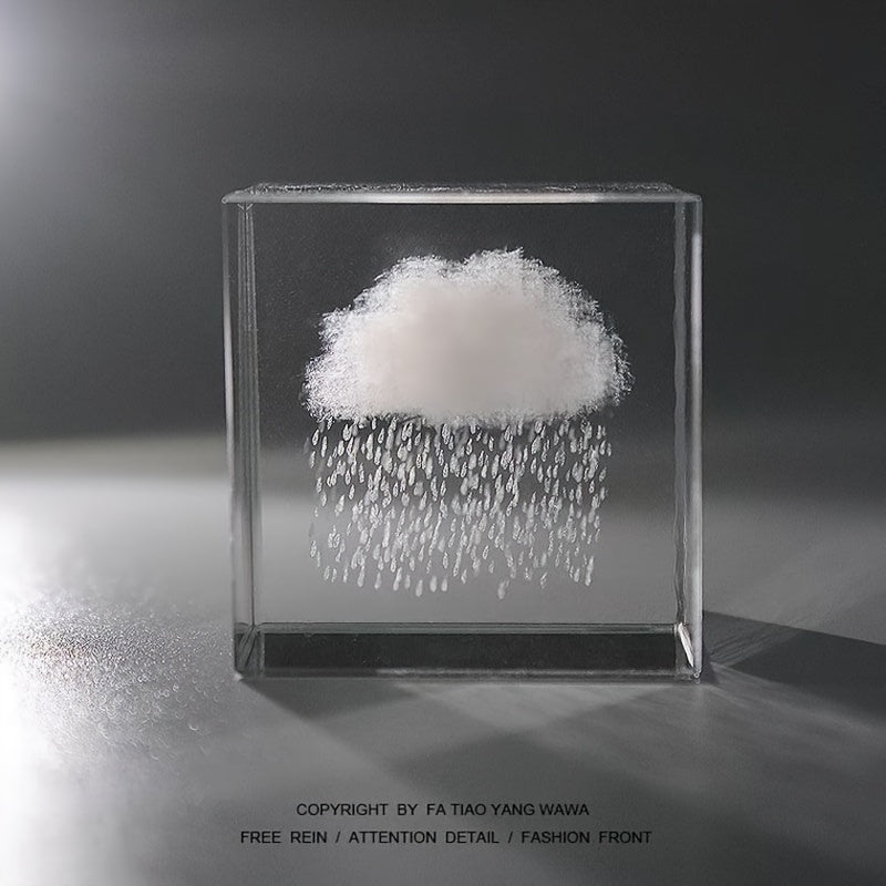 Tnessential Lunar Cloud Cube Galaxy Solar System Rainy Day Super Mini 3D Decor