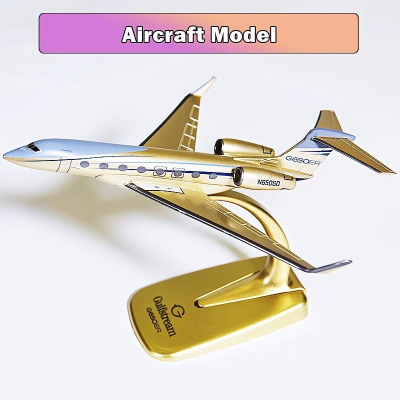 Tnessential 3-inch Golden Airplane Model (TWL Paint Style) 3D Decor