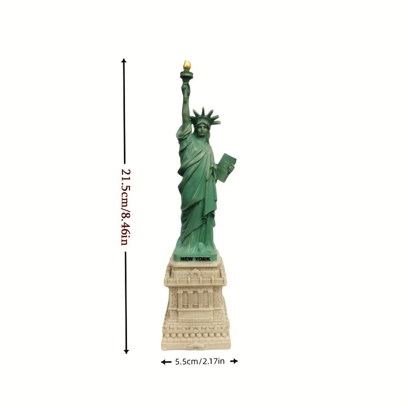 Tnessential Decorative Resin Model of the Statue of Liberty 3D Decor