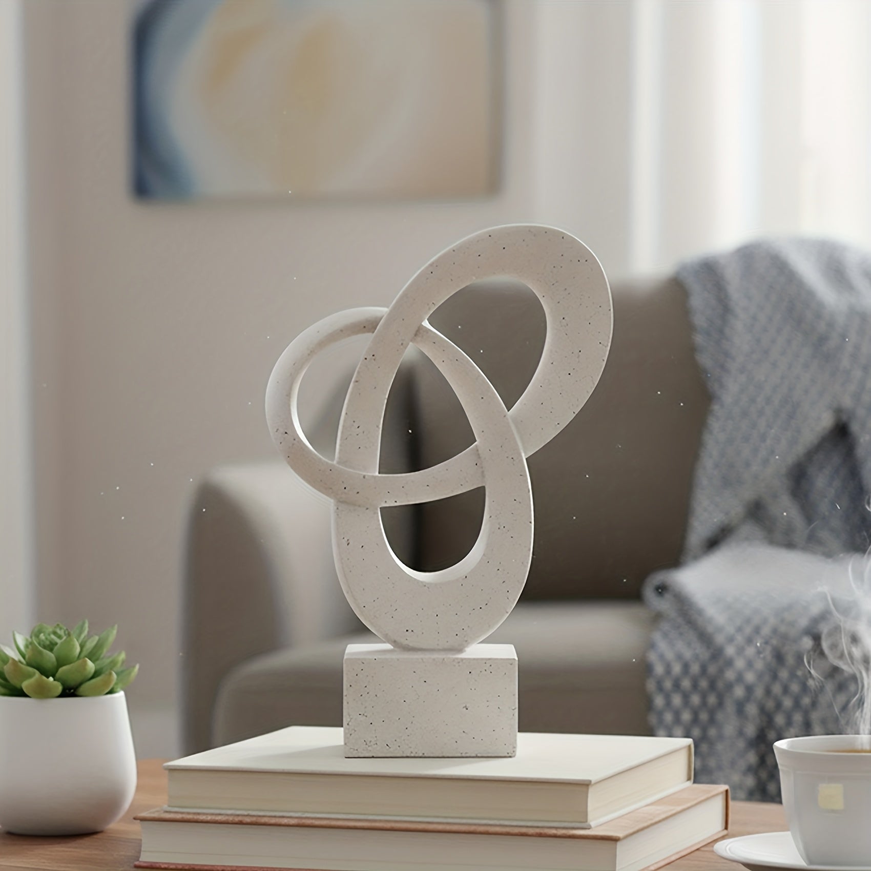 Tnessential Light Luxury Art Abstract Sculptures 3D Decor