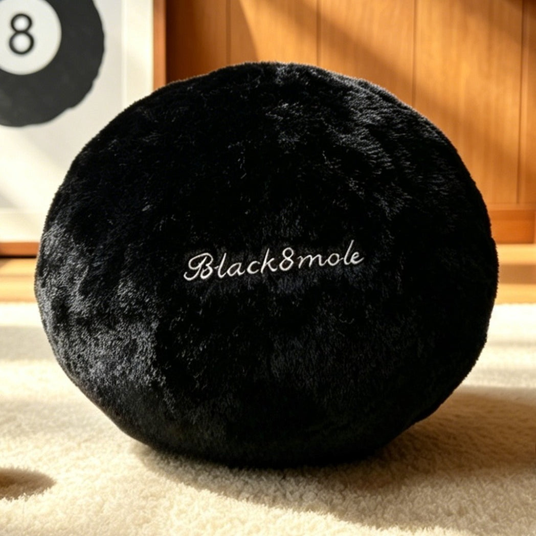 Tnessential Black Eight Plush Doll 3D Decor