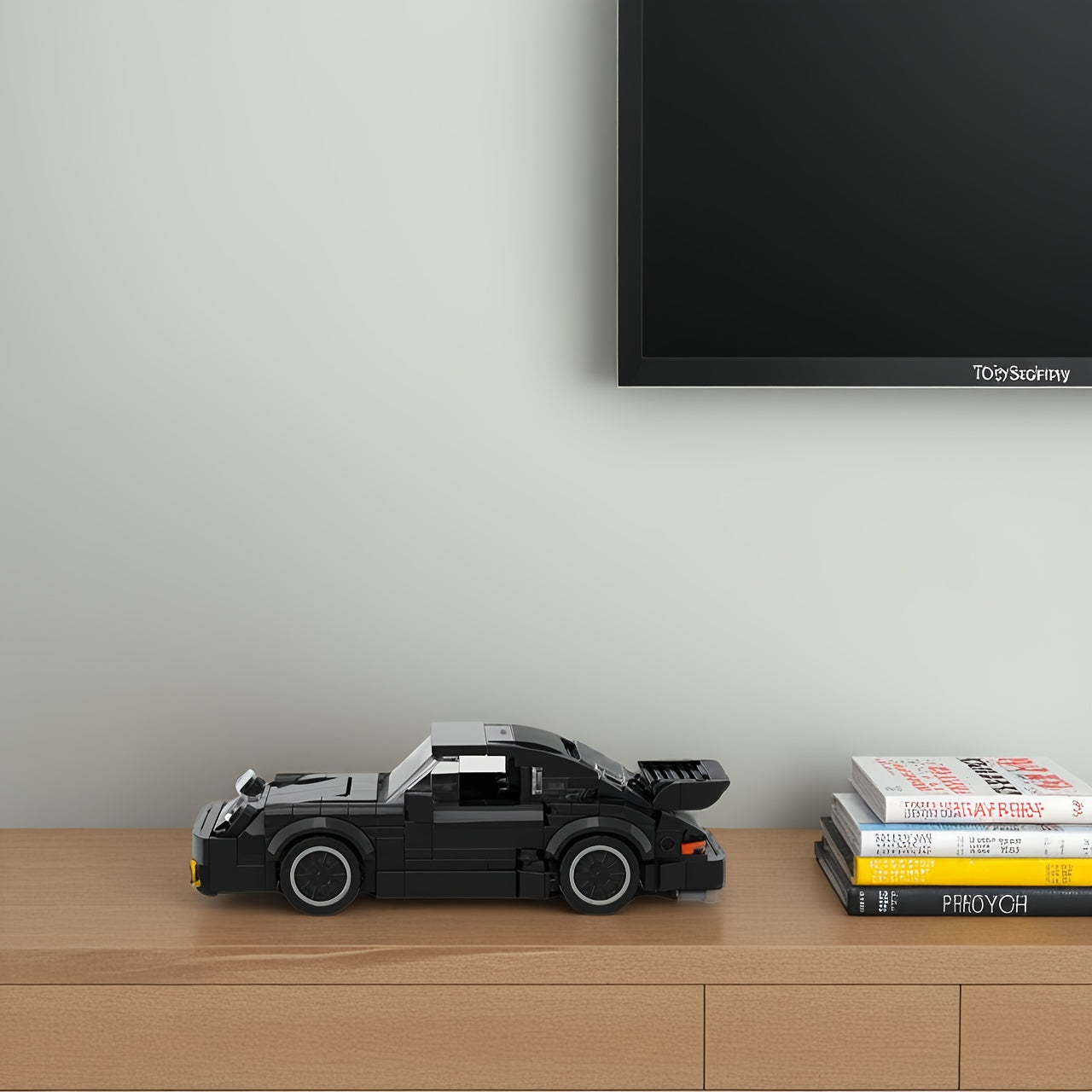 Tnessential MOC 359pcs Champion Speed Classic Sports Car City Block 3D Decor