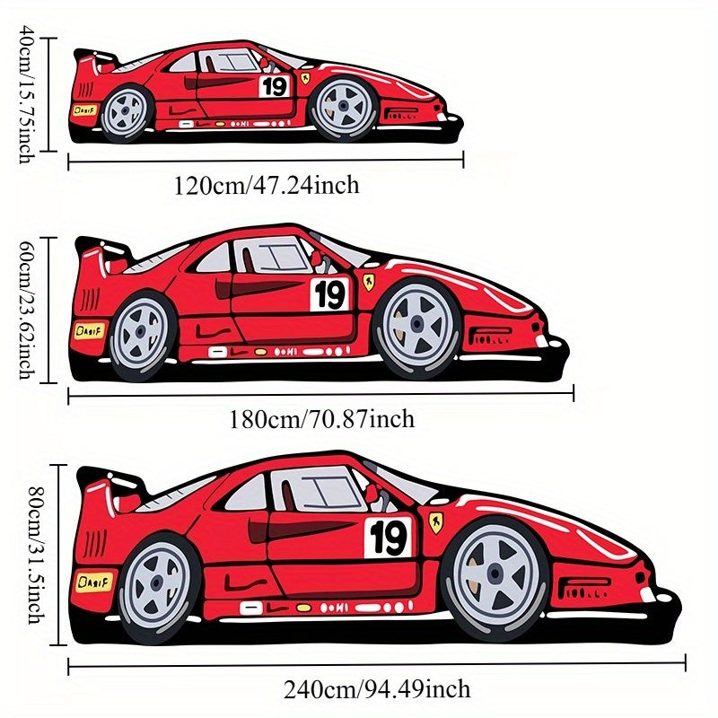RED CAR RUG view 5