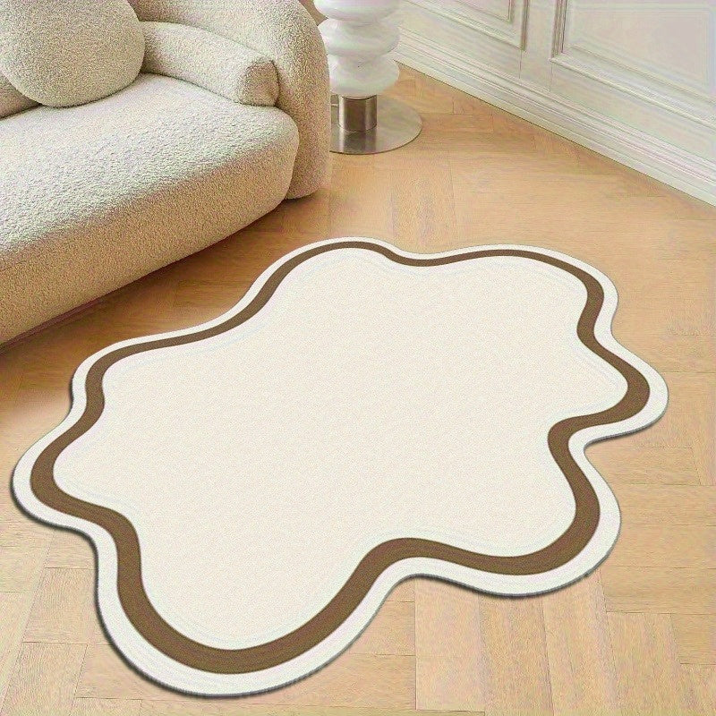 CREAM IRREGULAR 3 RUG view 3