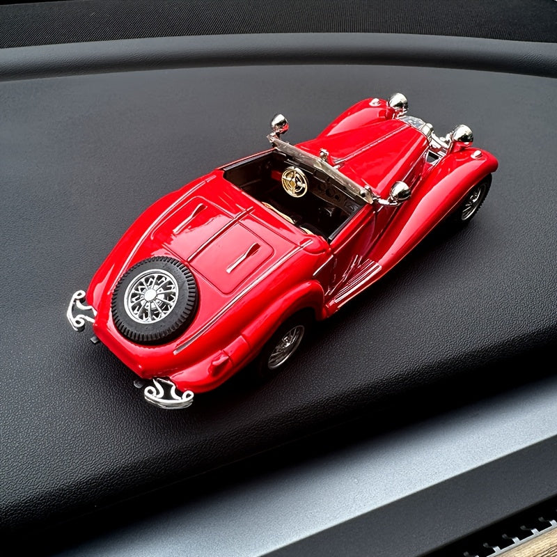 Tnessential Simulation 1:28 Alloy Retro Car Ornaments Artwork 3D Decor