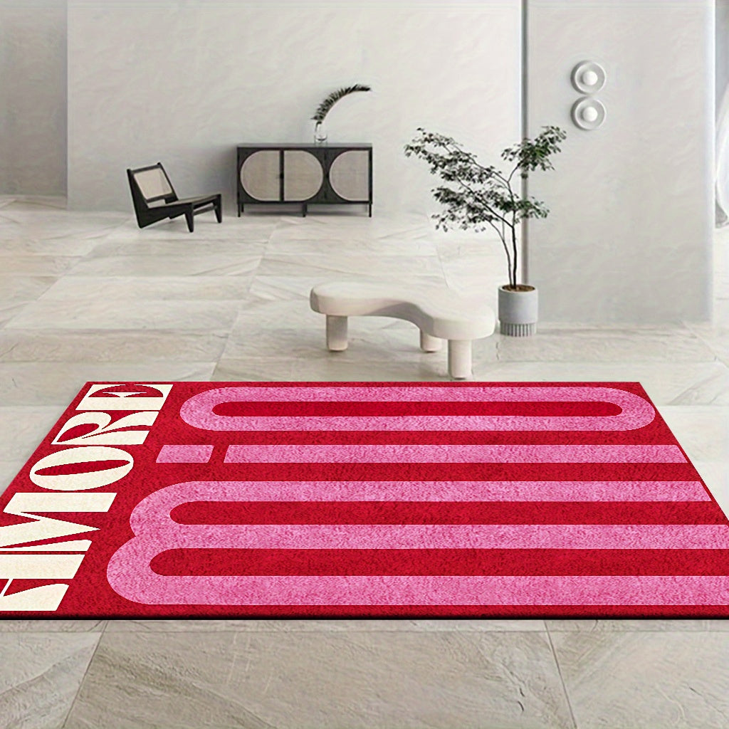 PINK LETTER RUG view 8