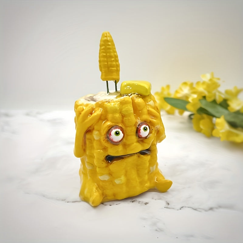 Tnessential Whimsical Grumpy Carrot Figurine 3D Decor
