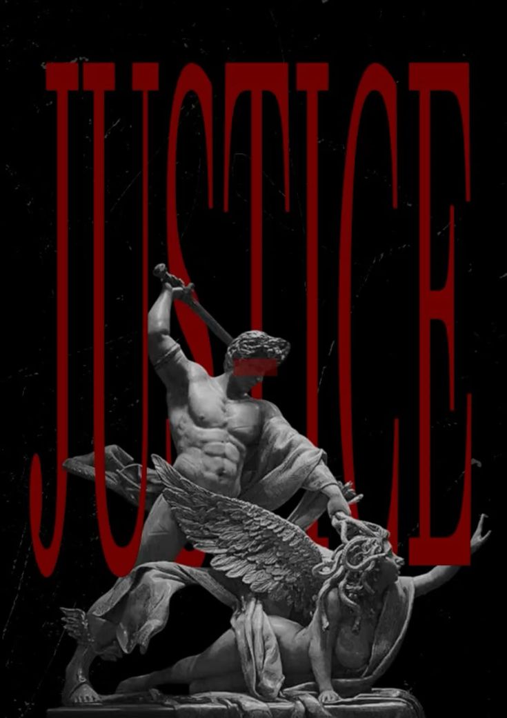 VICTORY OF JUSTICE CLASSICAL ART CANVAS POSTER