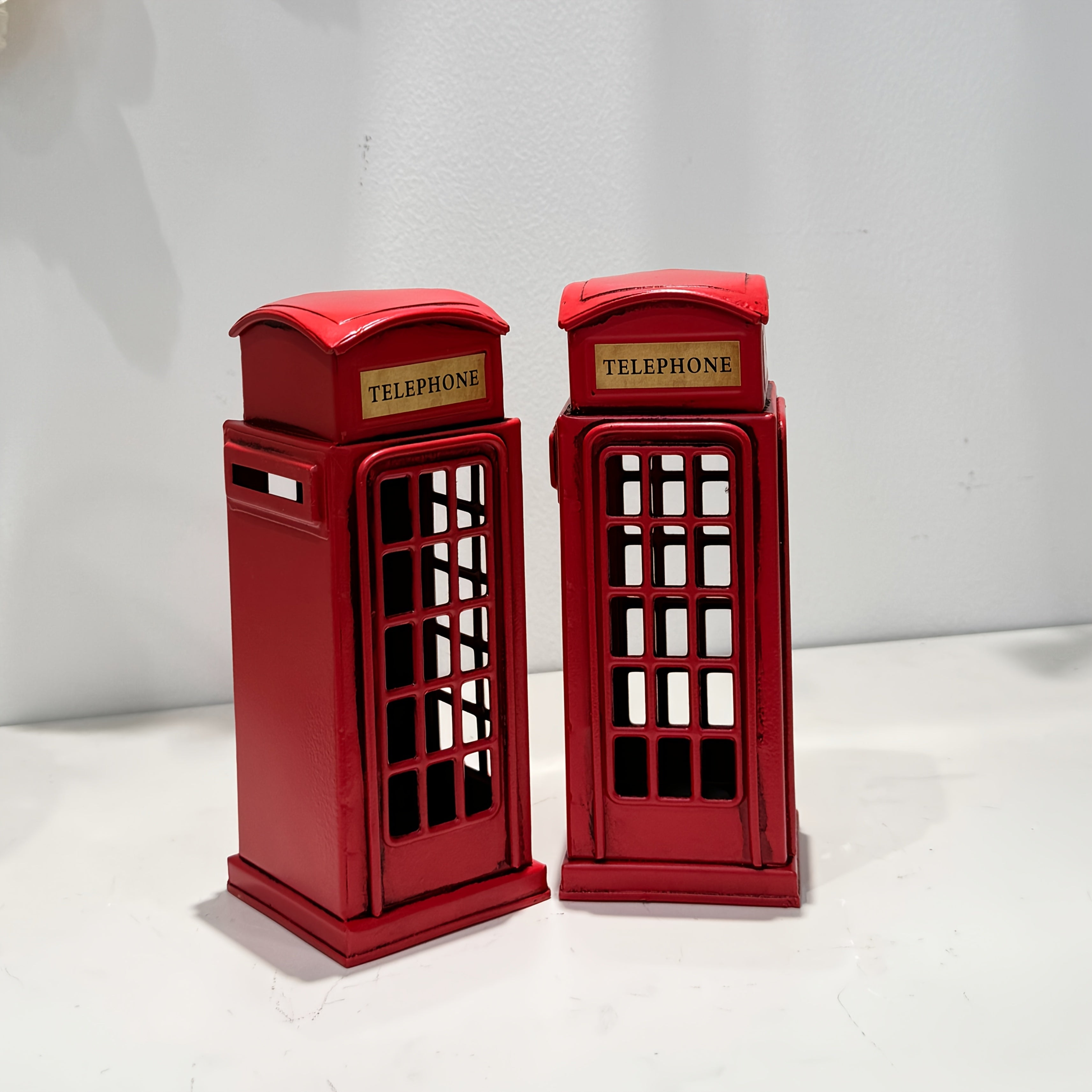 Tnessential Handmade Metal Creative Industrial Vintage Style Telephone 3D Decor