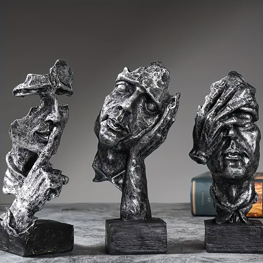 Tnessential Thinker Statue 3D Decor