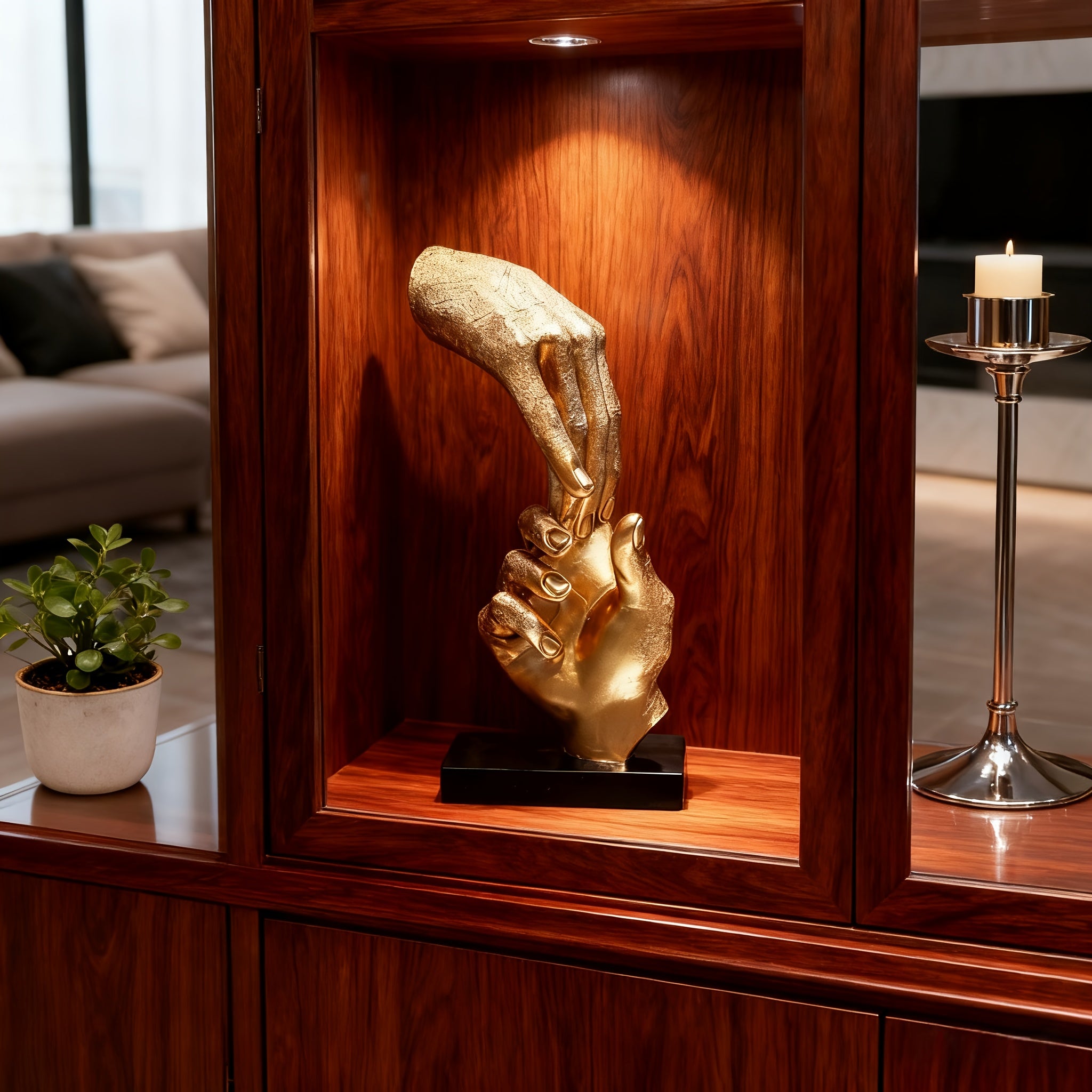 Tnessential Elegant Home Statue 3D Decor