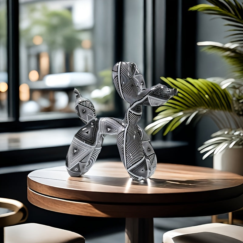 Tnessential Charming Balloon Dog Sculpture 3D Decor