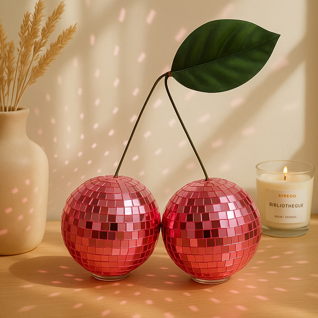 Tnessential Cherry Disco Party Decoration 3D Decor