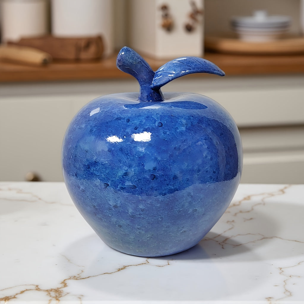 Tnessential Cute Apple Resin Sculpture Ornament 3D Decor