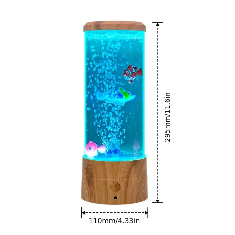 Tnessential Bubble Fish Atmosphere Light Decorative Gift Lamp 3D Decor
