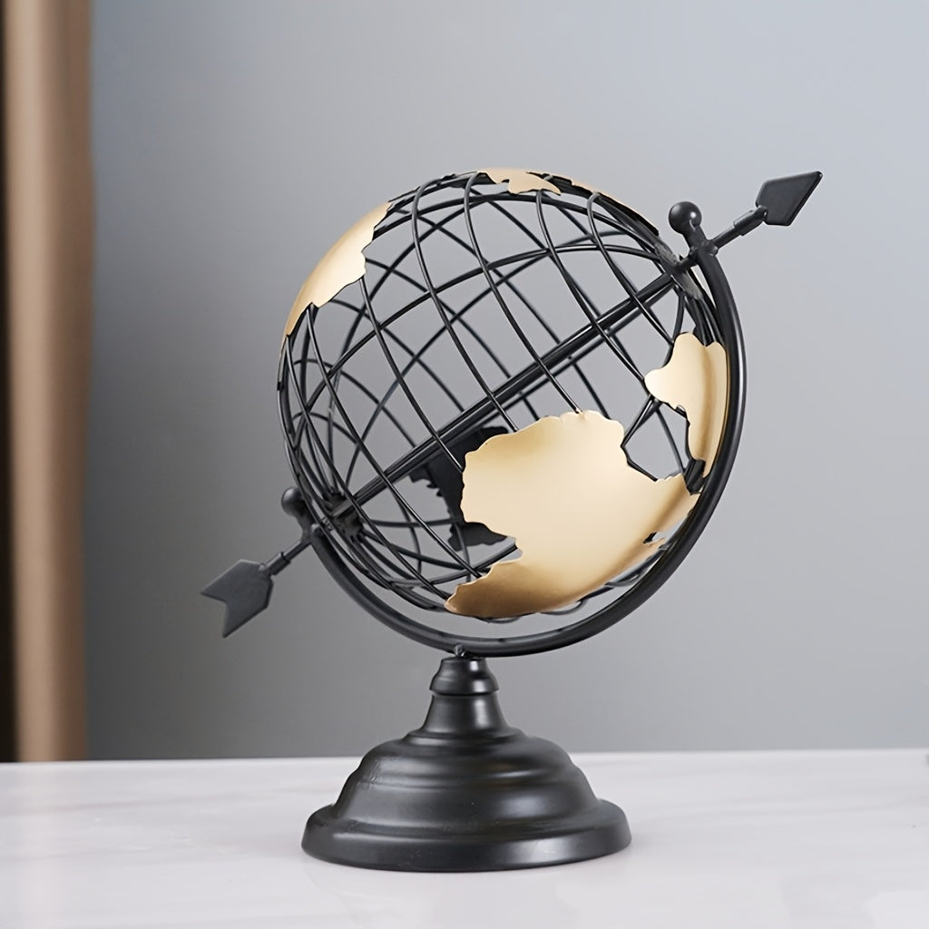 Tnessential Minimalist Hollow Creative Home Office Ornaments Globe 3D Decor