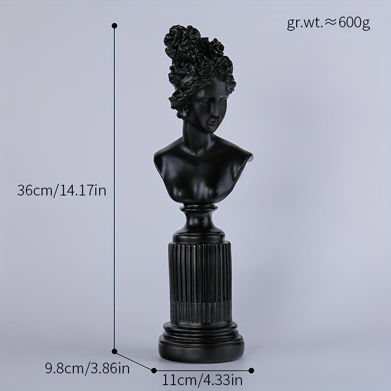 Tnessential Nordic Venus Resin Head Sculpture 3D Decor