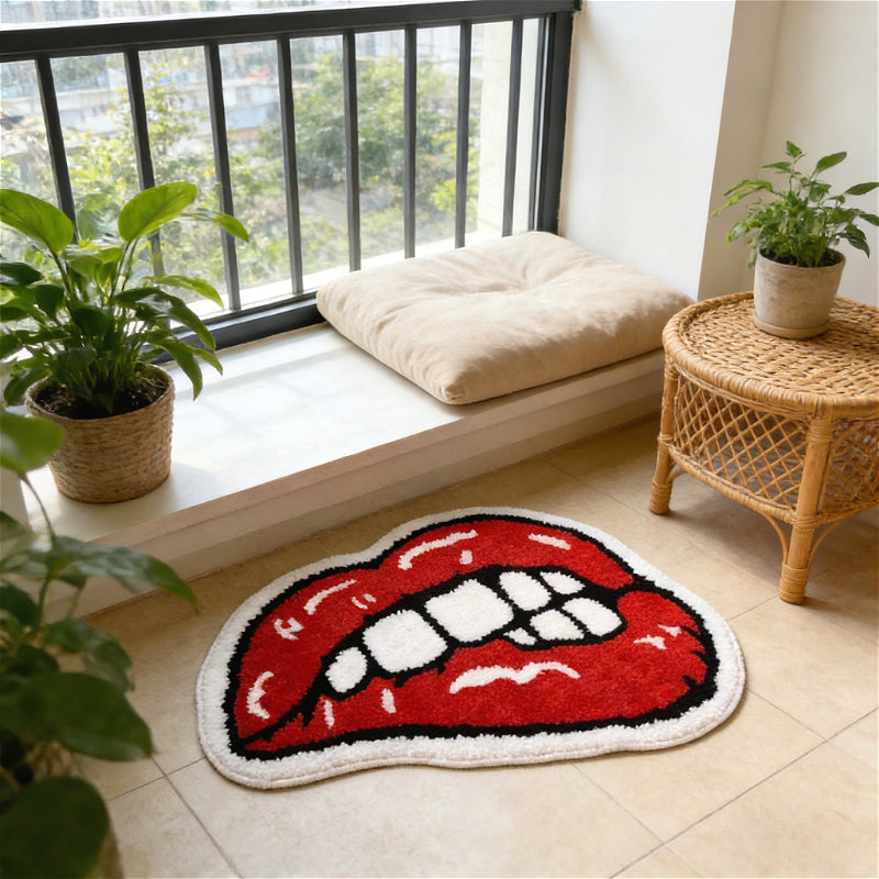 RED IRREGULAR 6 RUG