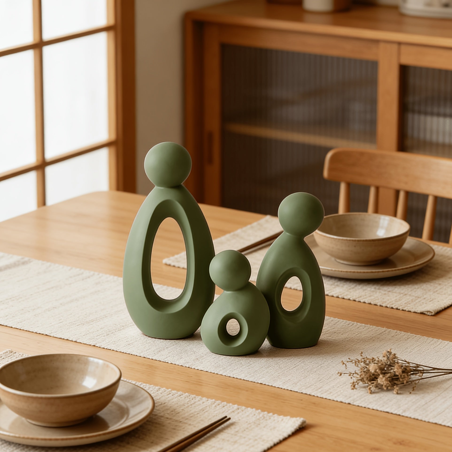 Tnessential Minimalist Modern Abstract Plastic Wall Sculptures & 3D Decor