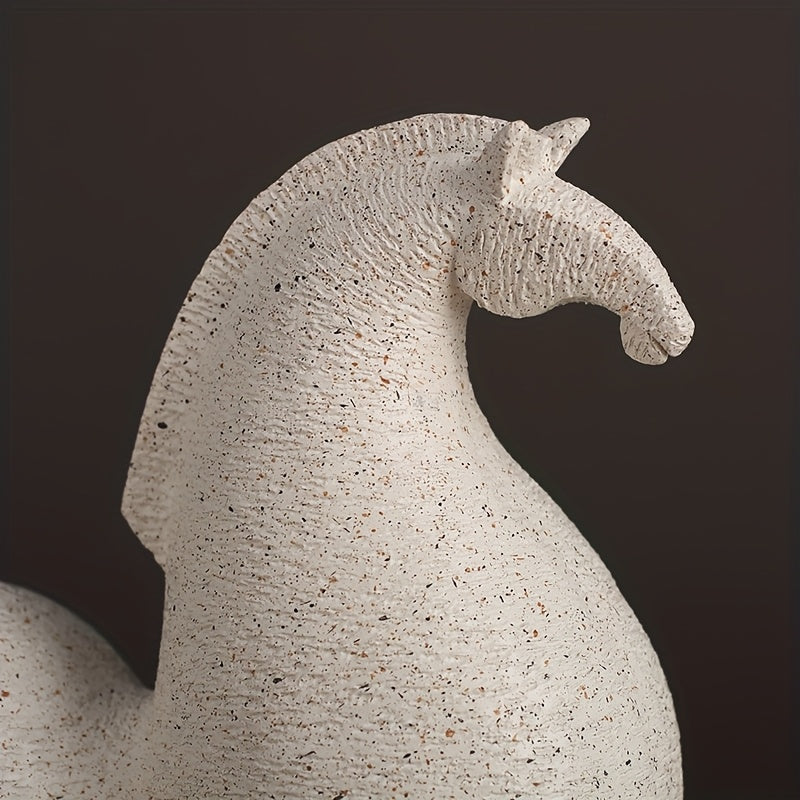 Tnessential Handcrafted Resin Horse Sculpture 3D Decor