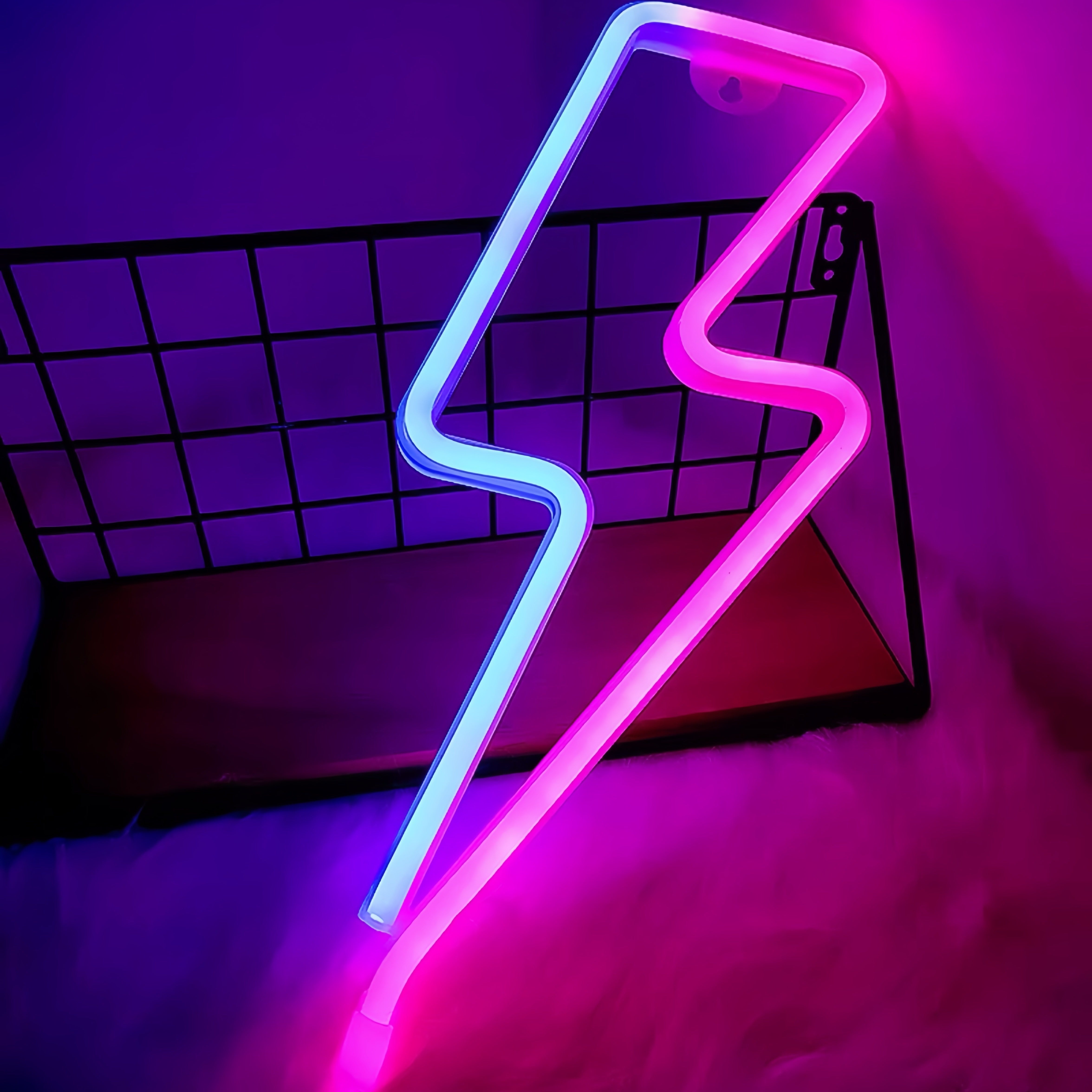 Tnessential Lightning Neon Light 3D Decor