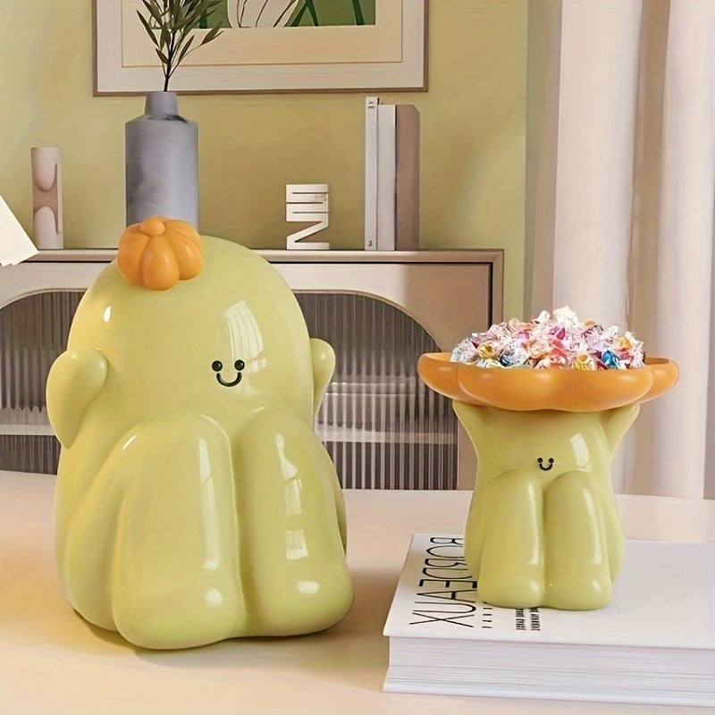 Tnessential Cactus Ceramic Decorative Piece 3D Decor
