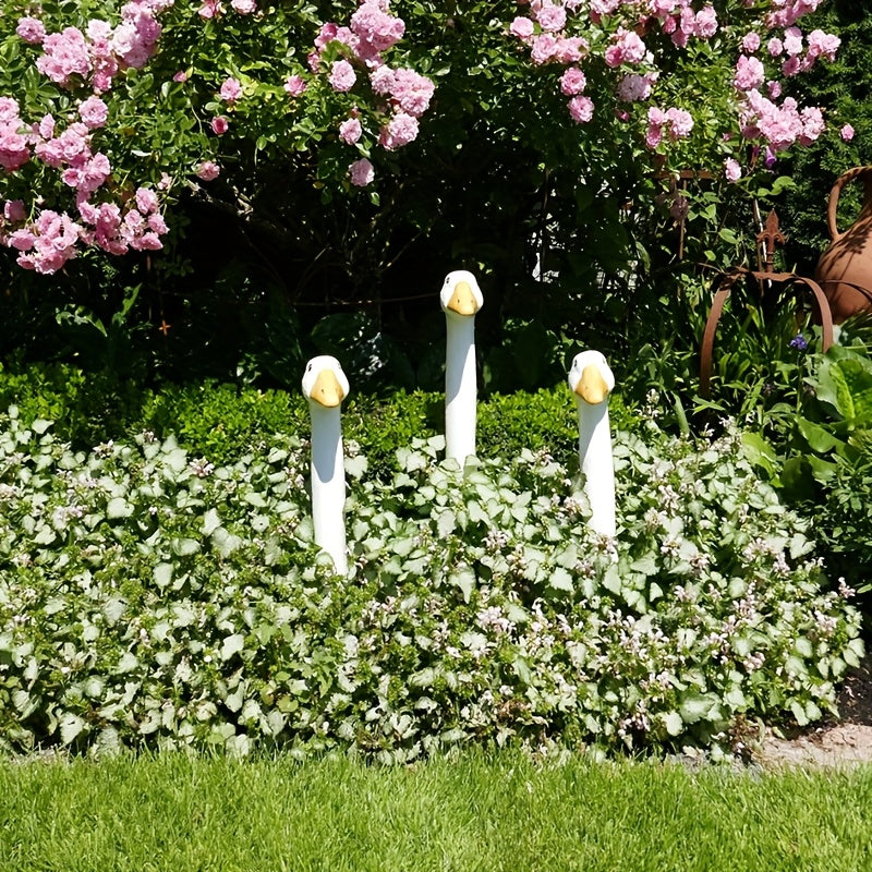 Tnessential D Three-piece Goose Head Set 3D Decor