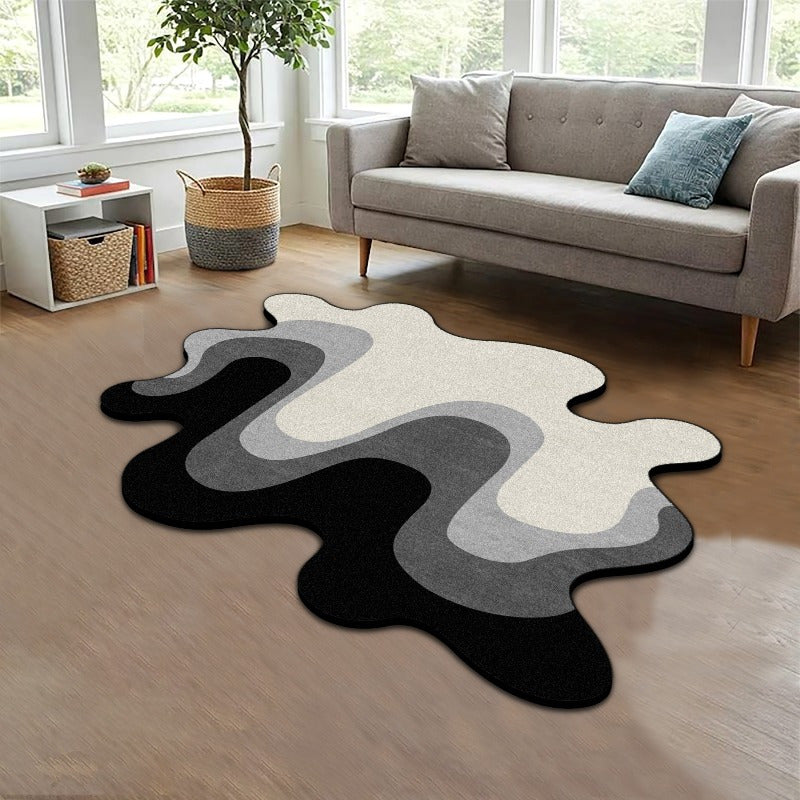 BROWN IRREGULAR 6 RUG view 2