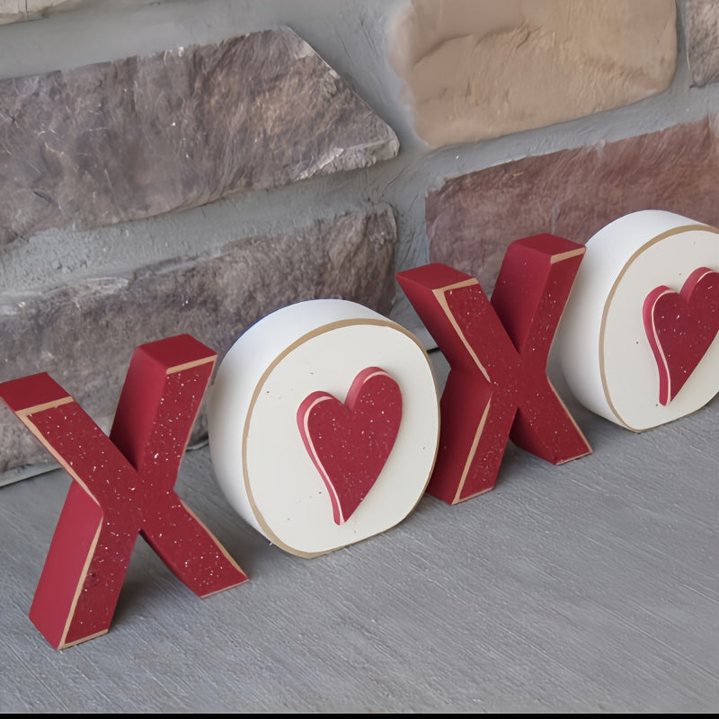 Tnessential XOXO Blocks 3D Decor