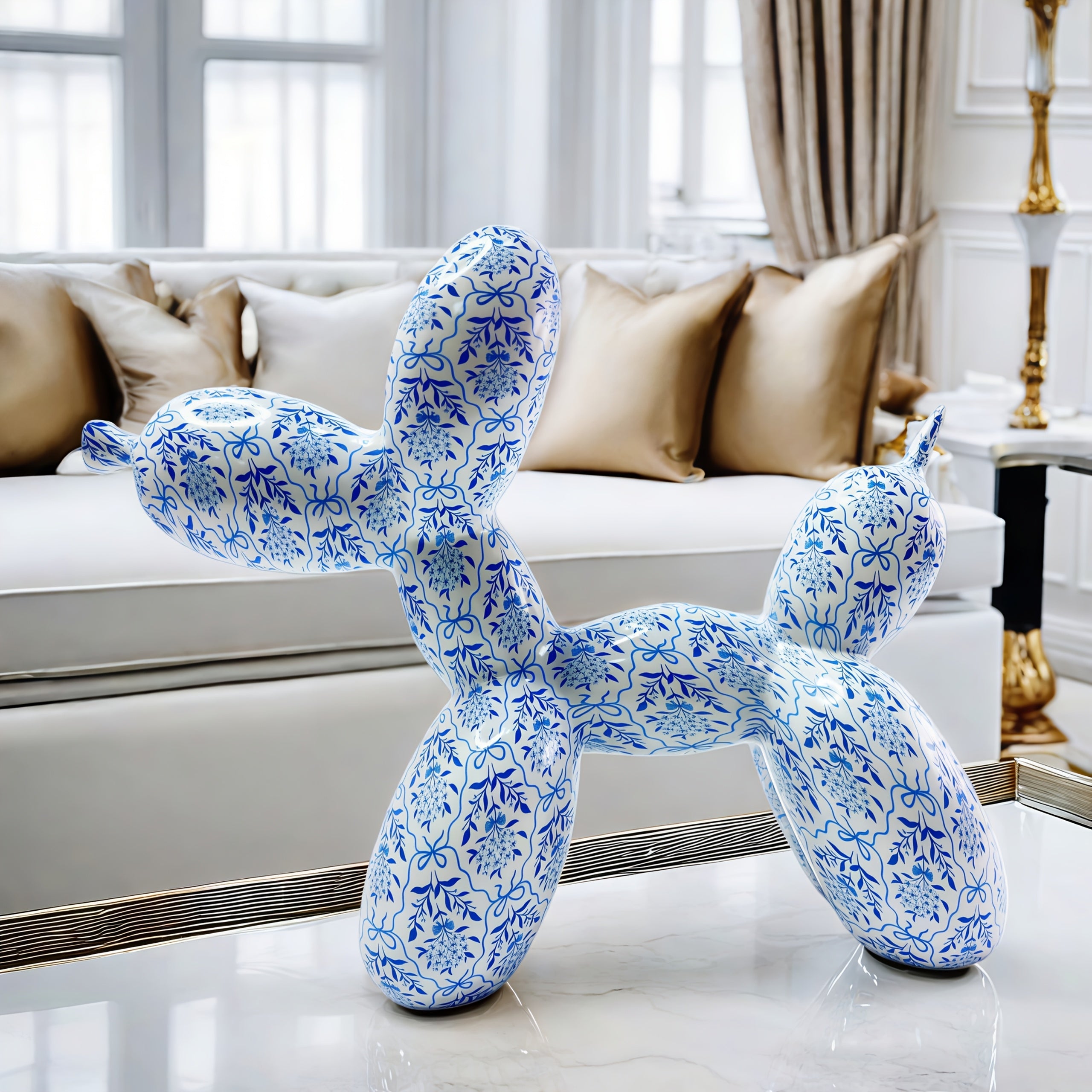 Tnessential Classic Abstract Statue in Chinese Style 3D Decor