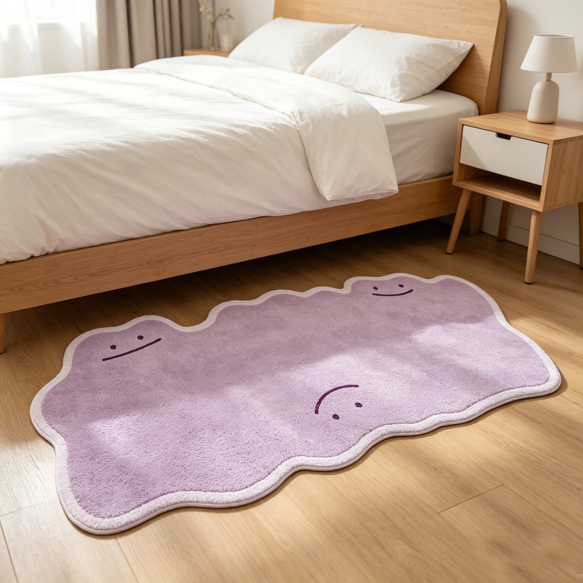 PURPLE IRREGULAR RUG view 2